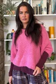 Lola Boucle Slouch Knit Candy